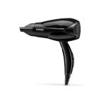 سيشوار ومجفف شعر من BaByliss بقوة 2000 واط مع محرك DC - تصميم خفيف ومدمج مع سرعتين لسهولة الاستخدام وتجفيف أسرع - لون أسود - D212SDE
