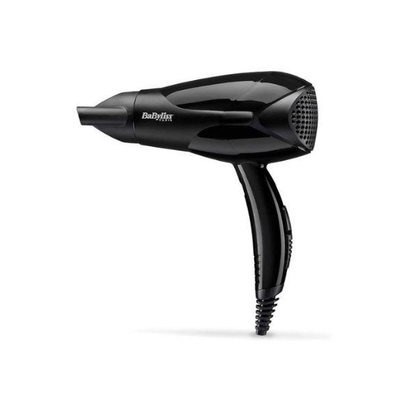 سيشوار ومجفف شعر من BaByliss بقوة 2000 واط مع محرك DC - تصميم خفيف ومدمج مع سرعتين لسهولة الاستخدام وتجفيف أسرع - لون أسود - D212SDE