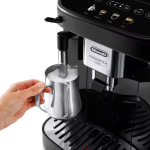 ماكينة قهوة Delonghi أوتوماتيكية - مع مطحنة بن - إسبريسو، كابوتشينو، لاتيه، ماكياتو، حليب ساخن - شاشة لمس - 15 بار - 1450W