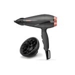 سيشوار ومجفف شعر من BaByliss بقوة 2100 واط مع محرك AC وملحقات للتجفيف والتجعيد - 6709DSDE