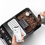 ماكينة قهوة Delonghi أوتوماتيكية - مع مطحنة بن - شاشة لمس 3.5" - App Link - 19 بار - 1450W
