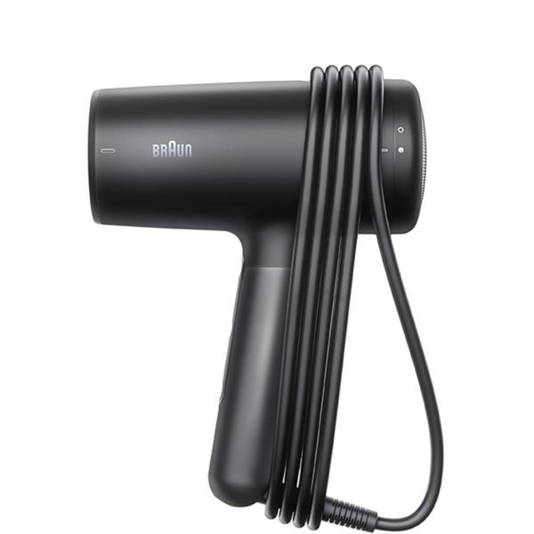 سيشوار ومصفف الشعر من Braun - مزود ب 2 من الملحقات - 3 مستويات حرارة مع هواء بارد - استطاعة 2100 واط - BRHD425SDE