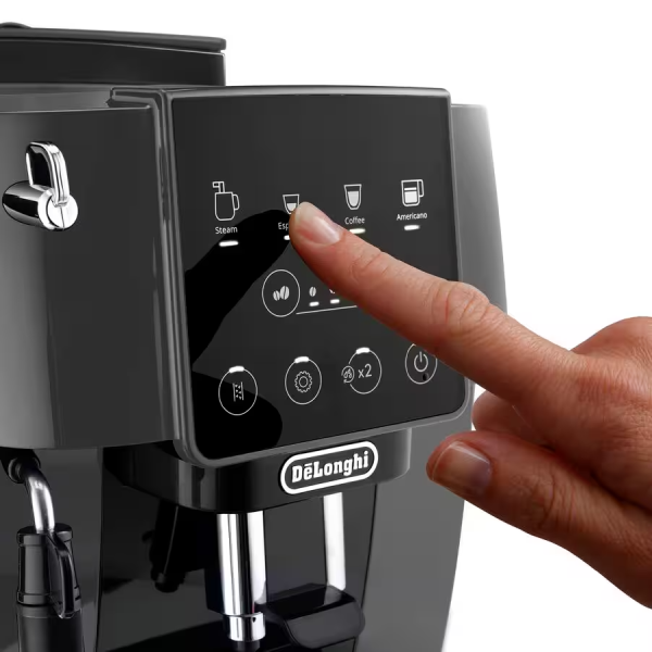 ماكينة قهوة Delonghi أوتوماتيكية - مع مطحنة بن - شاشة لمس رقمية - 15 بار - 1450W