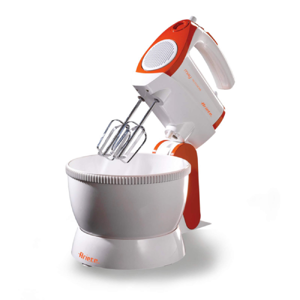 خفاقة يدوية Ariete - مع جرن سعة 2.4 لتر - 5 سرعات + تيربو - مضارب ستانلس ستيل - استطاعة 300W
