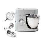 عجانة من KENWOOD - وعاء معدني سعة 6.7 لتر - Titanium Major- استطاعة 1500 واط – مزودة بمفرمة لحم، خلاط، وطاحنة حبوب - KM020