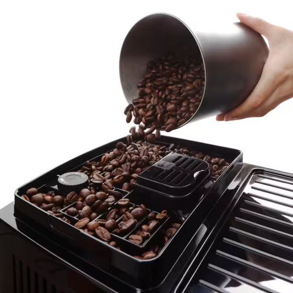 ماكينة قهوة Delonghi أوتوماتيكية - مع مطحنة بن - شاشة لمس رقمية - 15 بار - 1450W