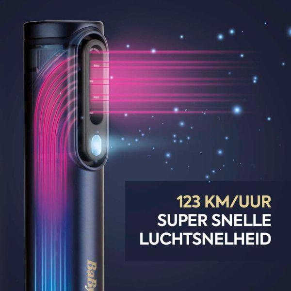 فرشاة تصفيف شعر من BaByliss متعددة الاستعمالات مع ملحقات احترافية بقوة استطاعة 800 واط - AS6550SDE