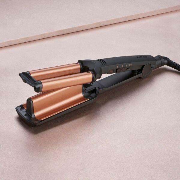 جهاز فير أمواج من BaByliss - يجعل الشعر على شكل أمواج - السيراميك مع 3 مستويات حرارة - باستطاعة 85 واط - W2447SDE