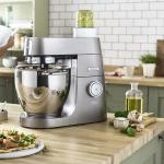 مجموعة مطبخ وعجانة متعددة الاستخدام من KENWOOD - مصنوعة من ال Titanium - حجم XL - وعاء معدني سعة 6.7 لتر - استطاعة 1700 واط – إضاءة ليد - KVL8430S