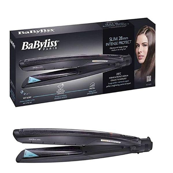 جهاز ليس الشعر من BaByliss - صفائح 28 مم - حرارة حتى 235° مع شاشة رقمية - استطاعة 49 واط - ST327E