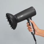 سيشوار ومصفف الشعر من Braun - مزود ب 2 من الملحقات - 3 مستويات حرارة مع هواء بارد - استطاعة 2100 واط - BRHD425SDE