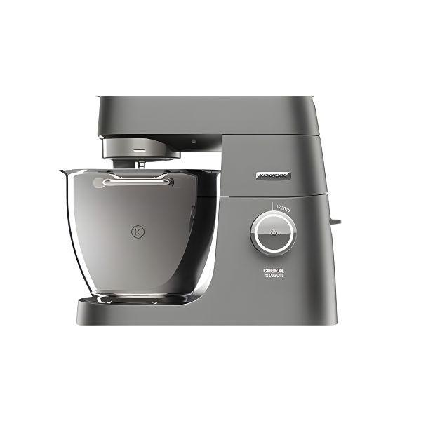 مجموعة مطبخ وعجانة متعددة الاستخدام من KENWOOD - مصنوعة من ال Titanium - حجم XL - وعاء معدني سعة 6.7 لتر - استطاعة 1700 واط – إضاءة ليد - KVL8430S
