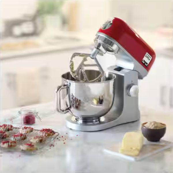 عجانة kMix من KENWOOD - وعاء ستانلس سعة 5 لتر - استطاعة 1000 واط – 6 سرعات إلكترونية - KMX750ARD