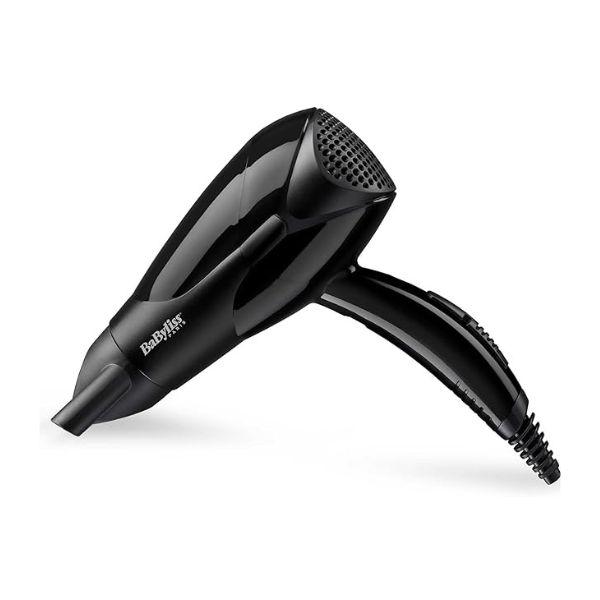 سيشوار ومجفف شعر من BaByliss بقوة 2000 واط مع محرك DC - تصميم خفيف ومدمج مع سرعتين لسهولة الاستخدام وتجفيف أسرع - لون أسود - D212SDE