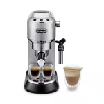 ماكينة قهوة Delonghi إسبريسو وكابوتشينو - 15 بار - أسود - ميزة التوقف الأوتوماتيكي - 1300W