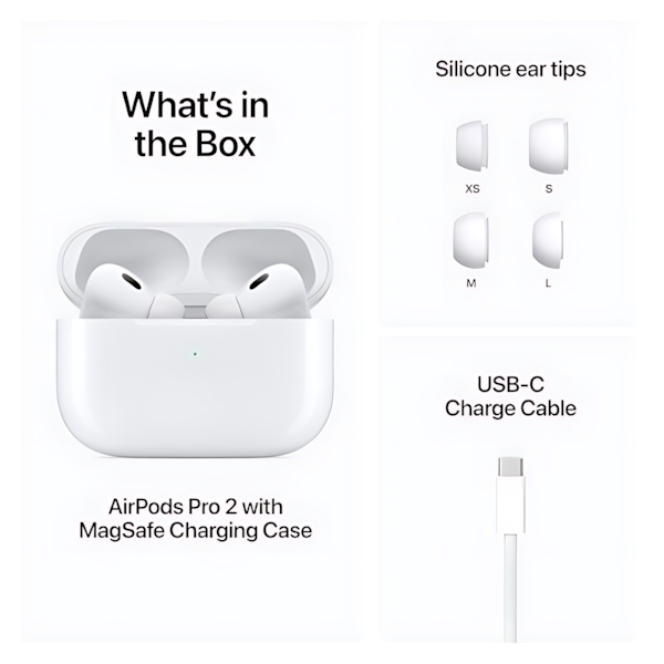 AirPods Pro 2 – سماعات لاسلكية احترافية بصوت نقي وتقنيات متطورة