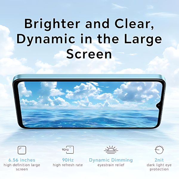 HONOR X5b – موبايل ذكي بشاشة 6.56 إنش، بطارية 5200 مللي وكاميرا 13MP