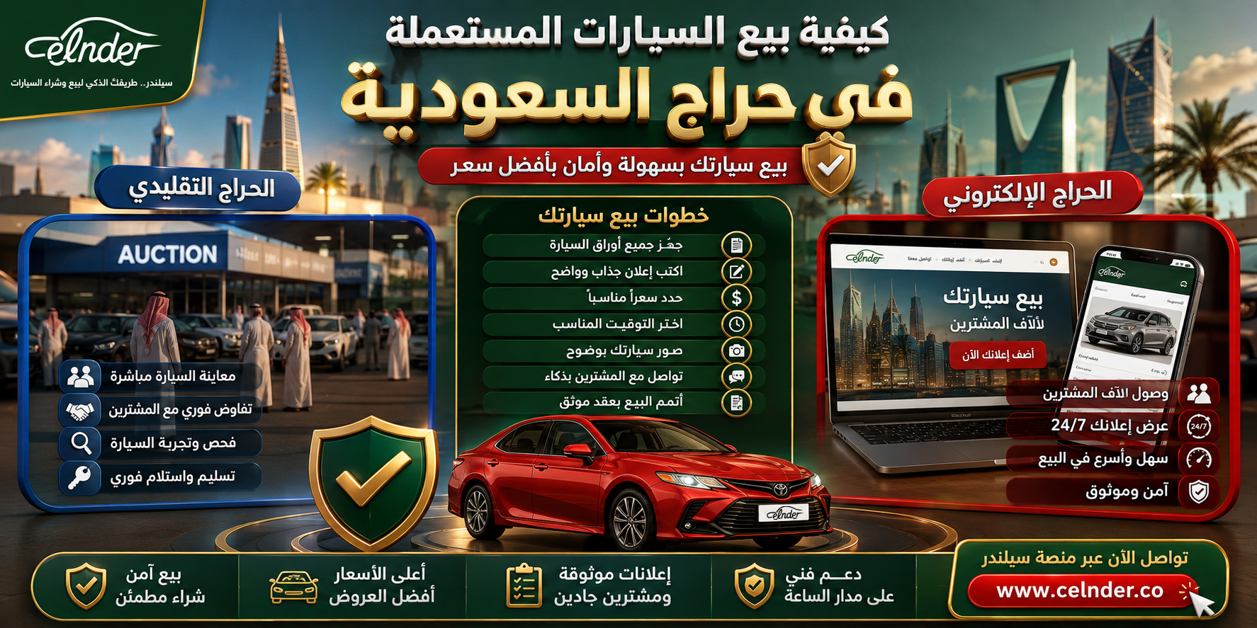 كيفية بيع السيارات المستعملة في حراج السعودية