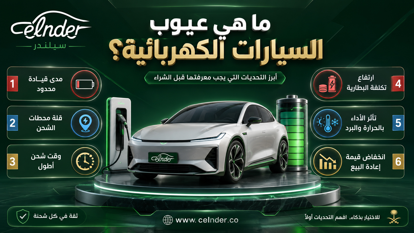 ما هي عيوب السيارات الكهربائية؟