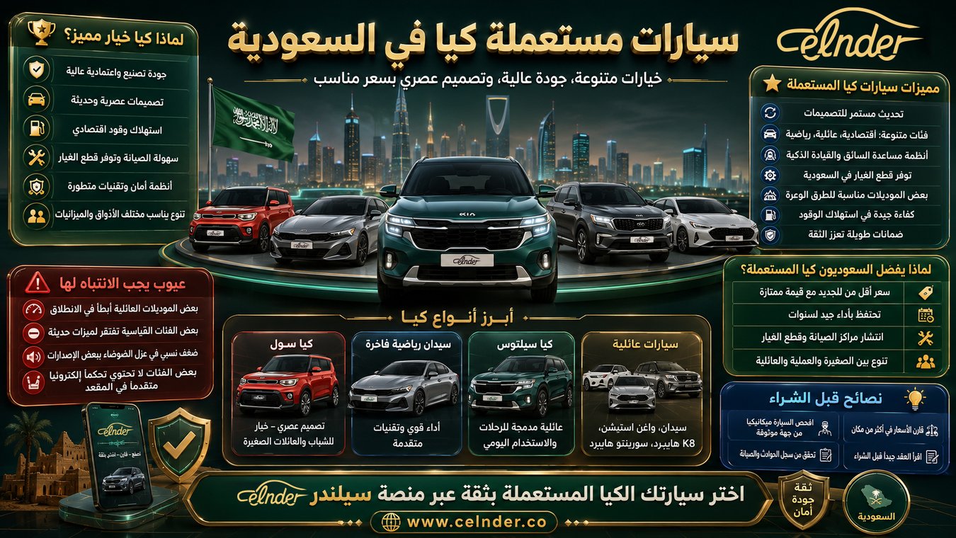 سيارات مستعملة كيا في السعودية