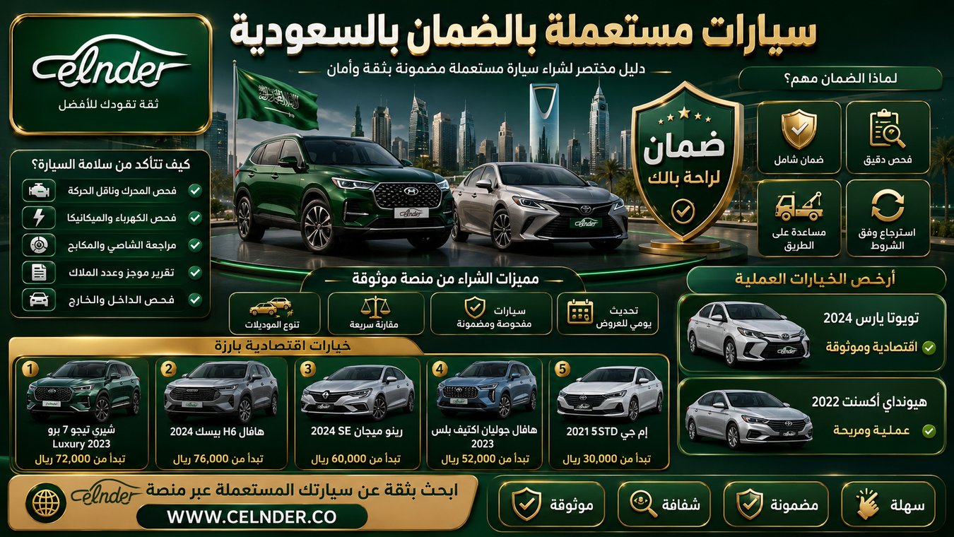 سيارات مستعمله بالضمان بالسعودية