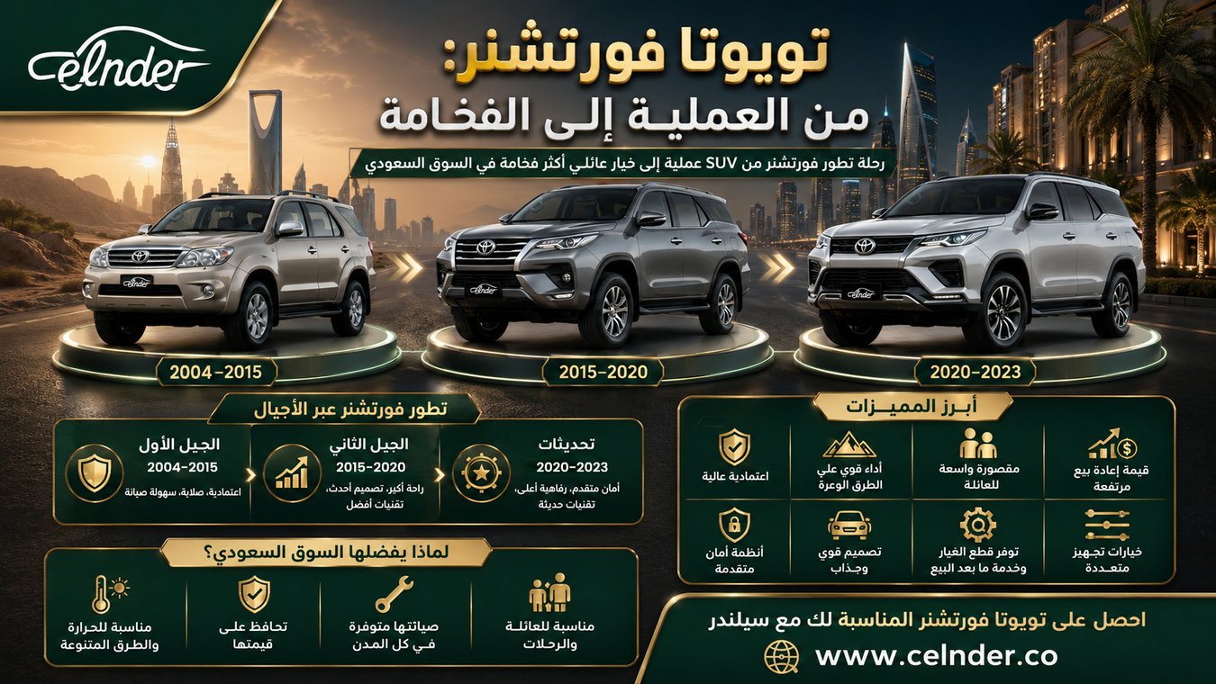 تويوتا فورتشنر: من العملية إلى الفخامة
