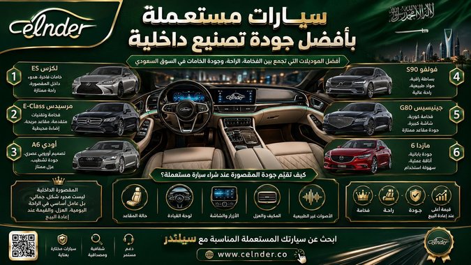سيارات مستعملة بأفضل جودة تصنيع داخلية