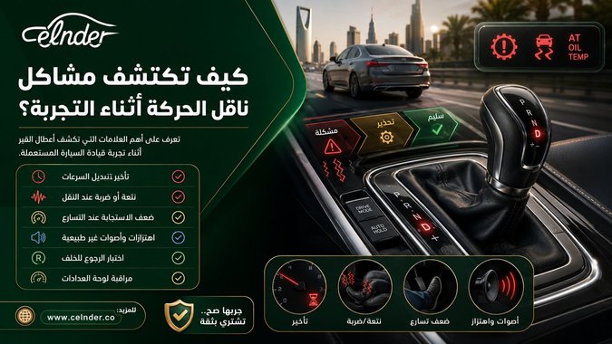 كيف تكتشف مشاكل ناقل الحركة أثناء التجربة؟