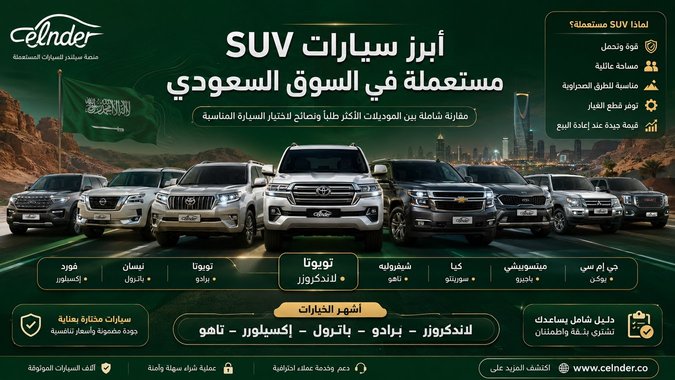 أبرز سيارات SUV مستعملة في السوق السعودي