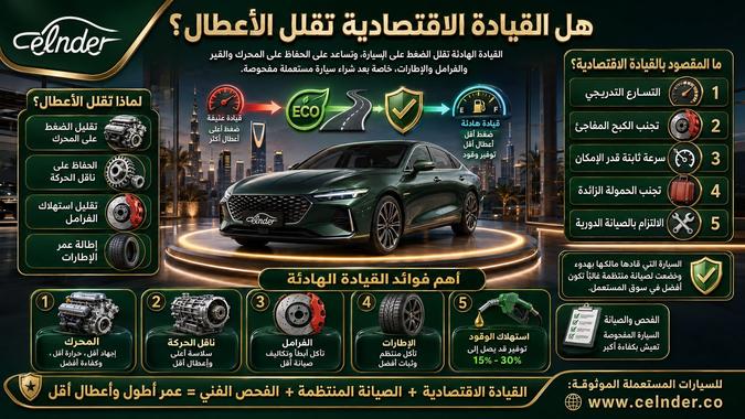 هل القيادة الاقتصادية تقلل الأعطال؟