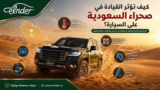 كيف تؤثر القيادة في صحراء السعودية على السيارة؟