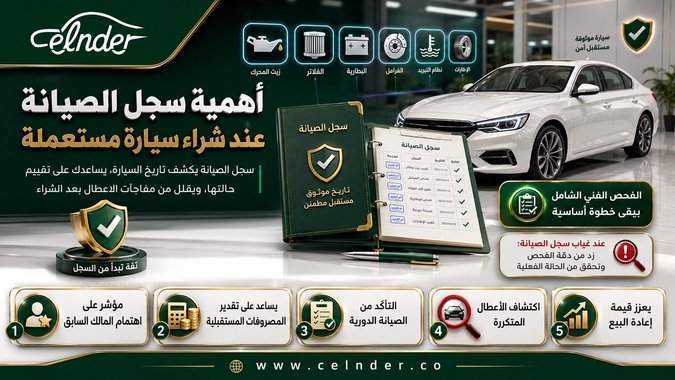 أهمية سجل الصيانة عند شراء سيارة مستعملة