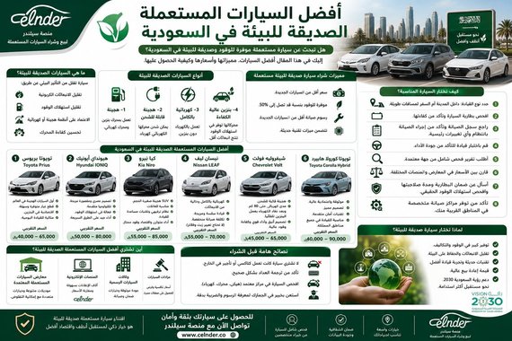 أفضل السيارات المستعملة الصديقة للبيئة في السعودية