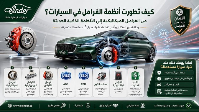 كيف تطورت أنظمة الفرامل في السيارات؟