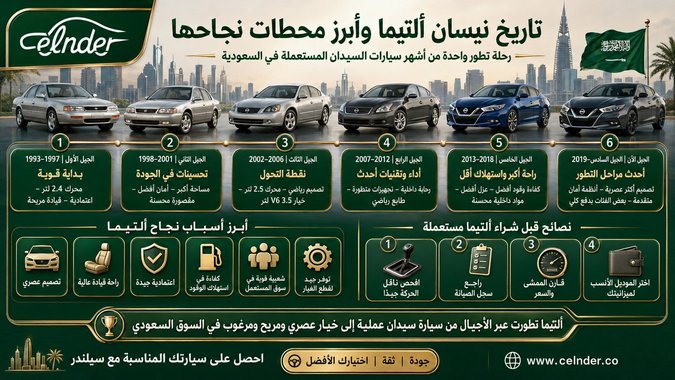 تاريخ نيسان ألتيما وأبرز محطات نجاحها