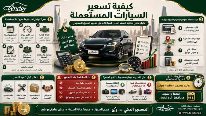 كيفية تسعير السيارات المستعملة
