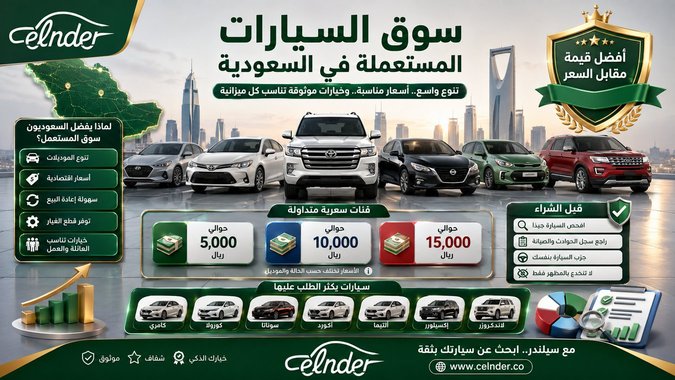 سوق السيارات المستعملة في السعودية