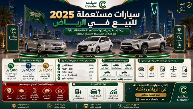 سيارات مستعملة 2025 للبيع في الرياض