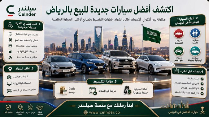 اكتشف أفضل سيارات جديدة للبيع بالرياض
