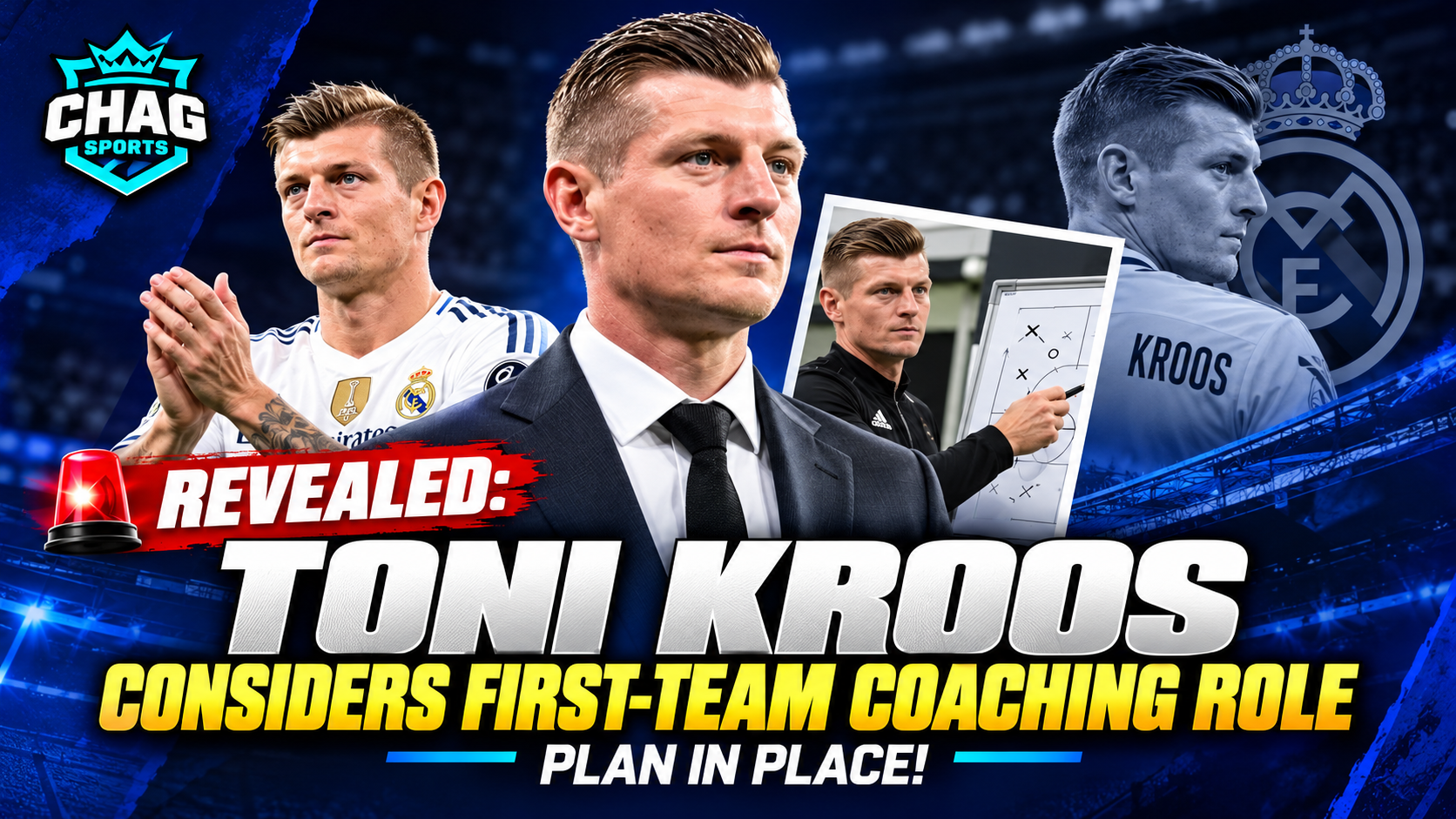 Toni Kroos reportedly considers a future in first-team coaching after his legendary football career.