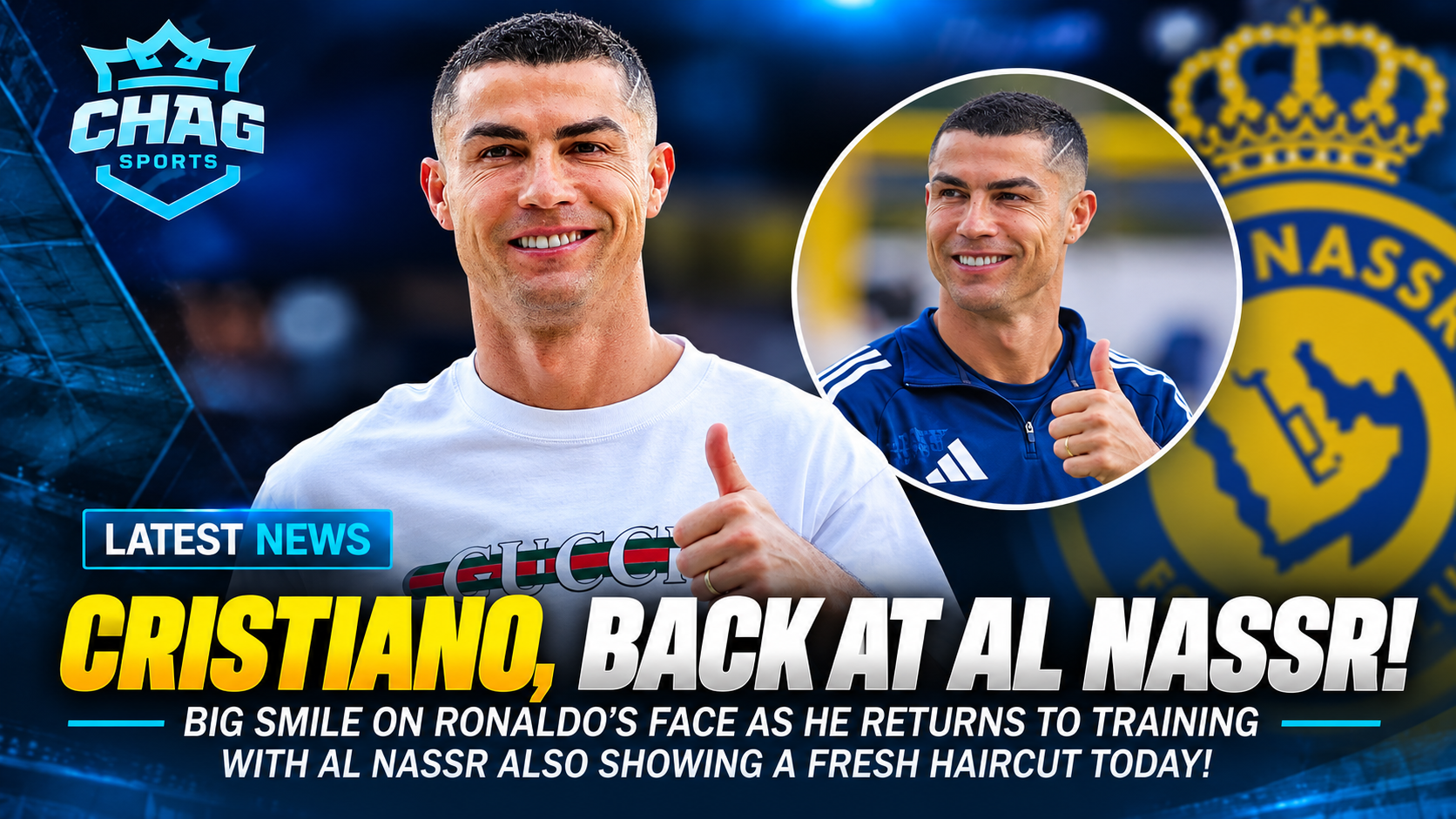 Cristiano Ronaldo returns to Al Nassr training