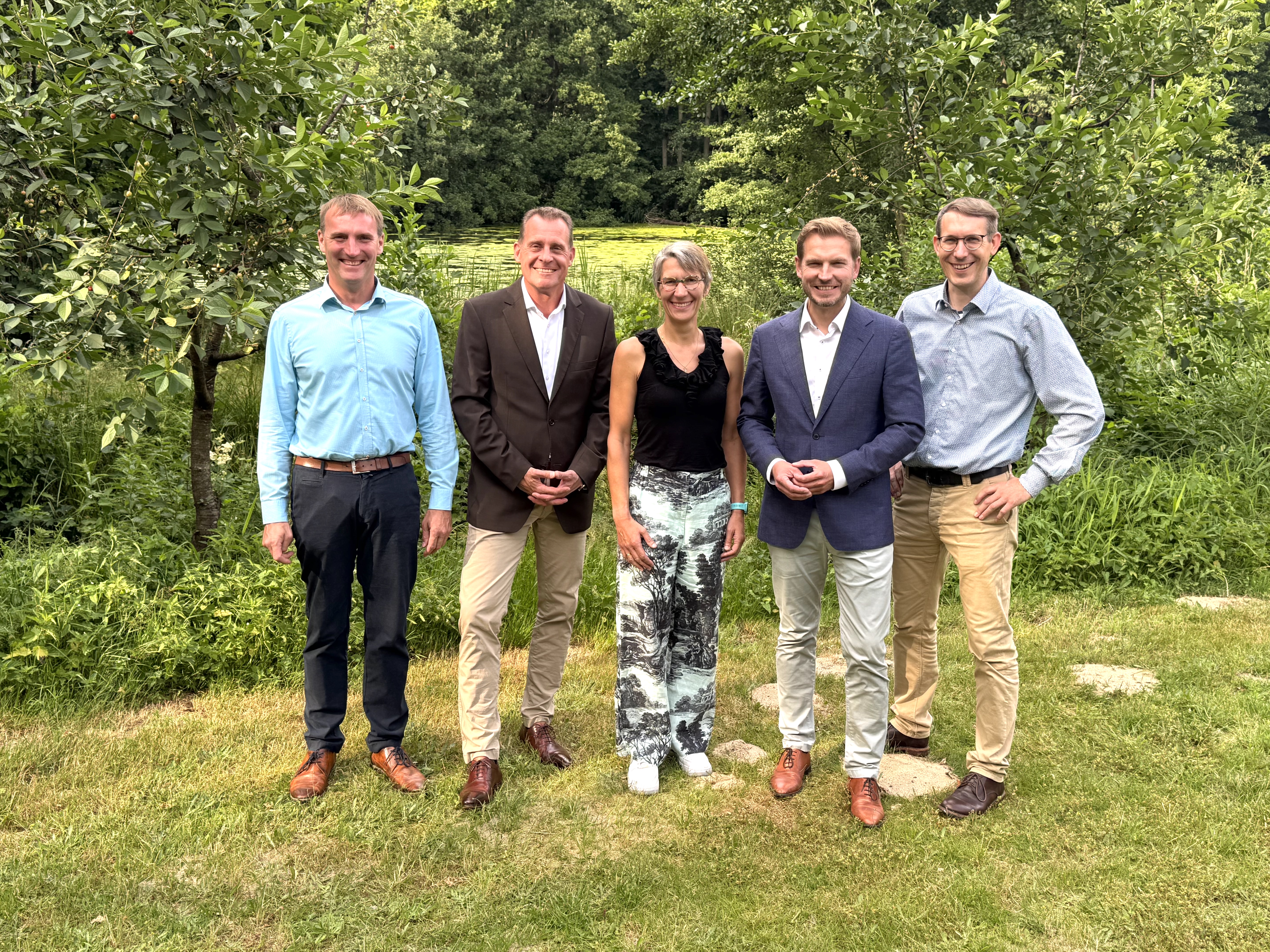 Die drei Landratskandidaten im Gespräch mit dem Landvolk Heidekreis