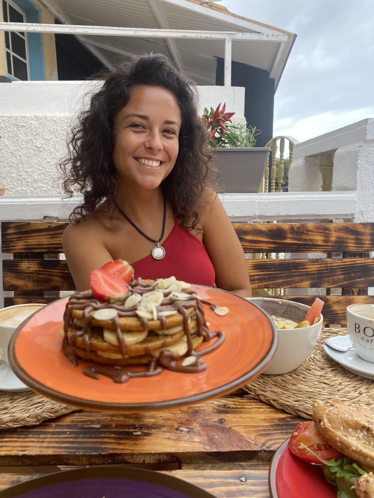 Simple coffee brunch