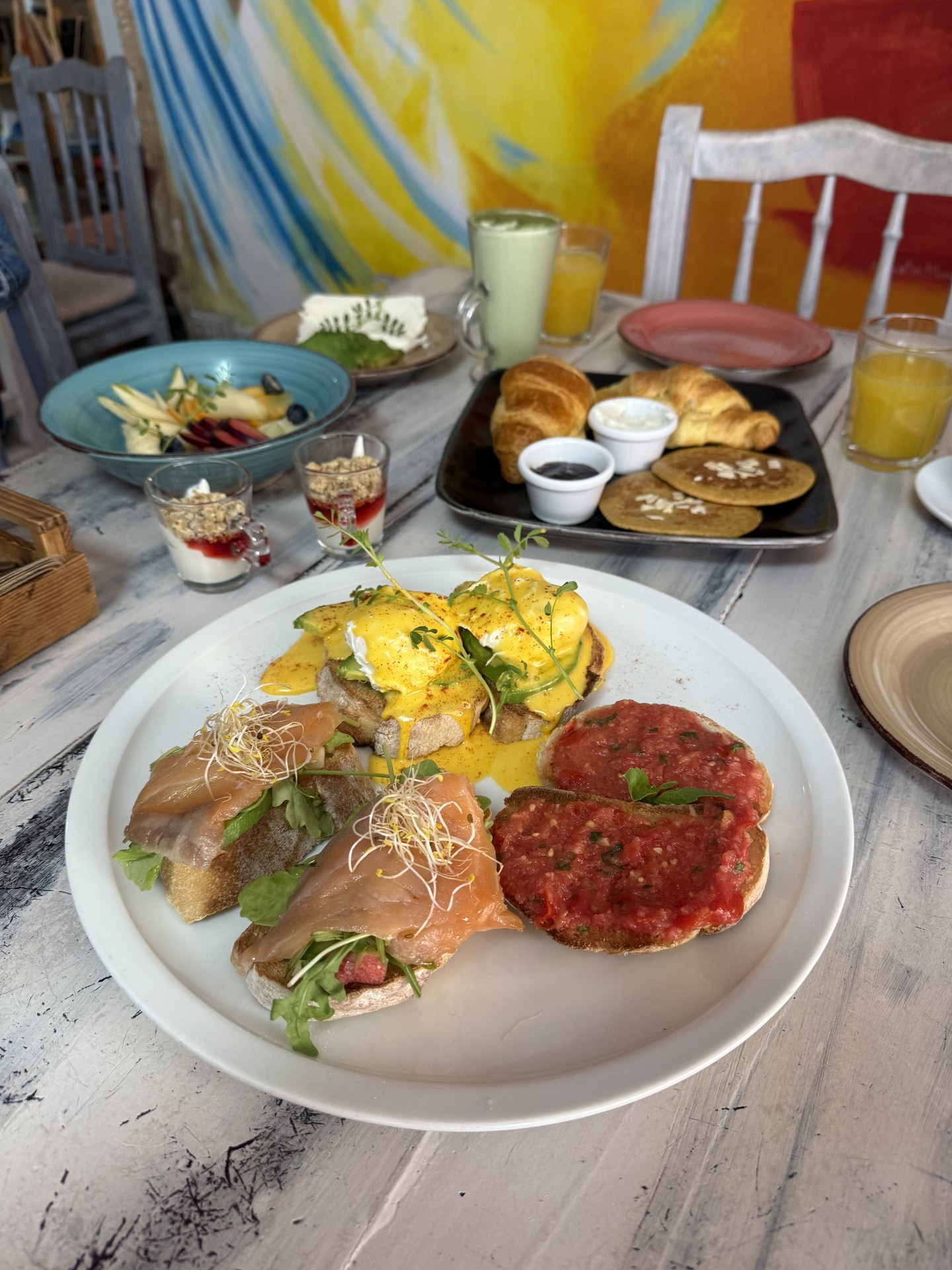 Simple coffee brunch