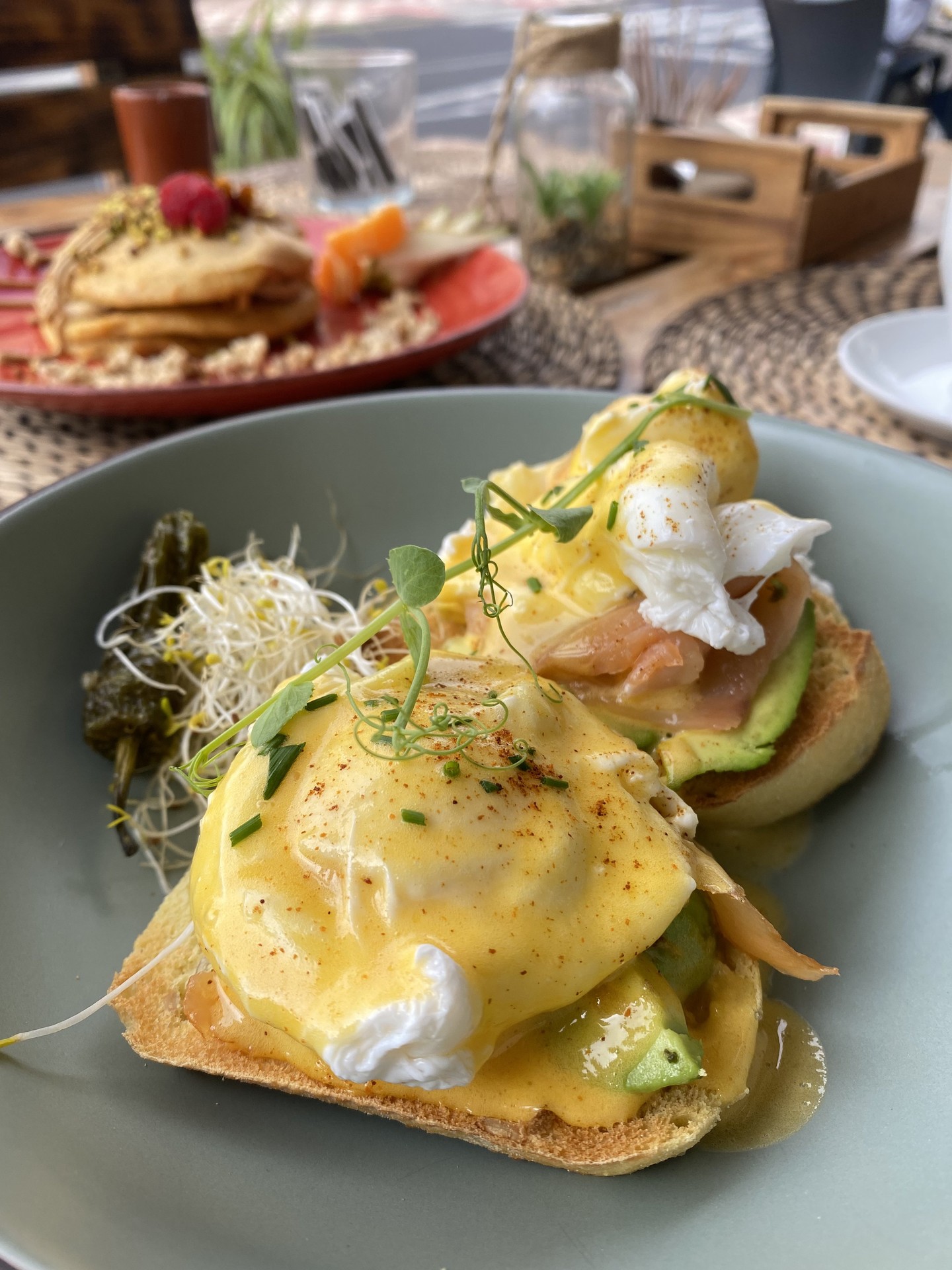 Simple coffee brunch
