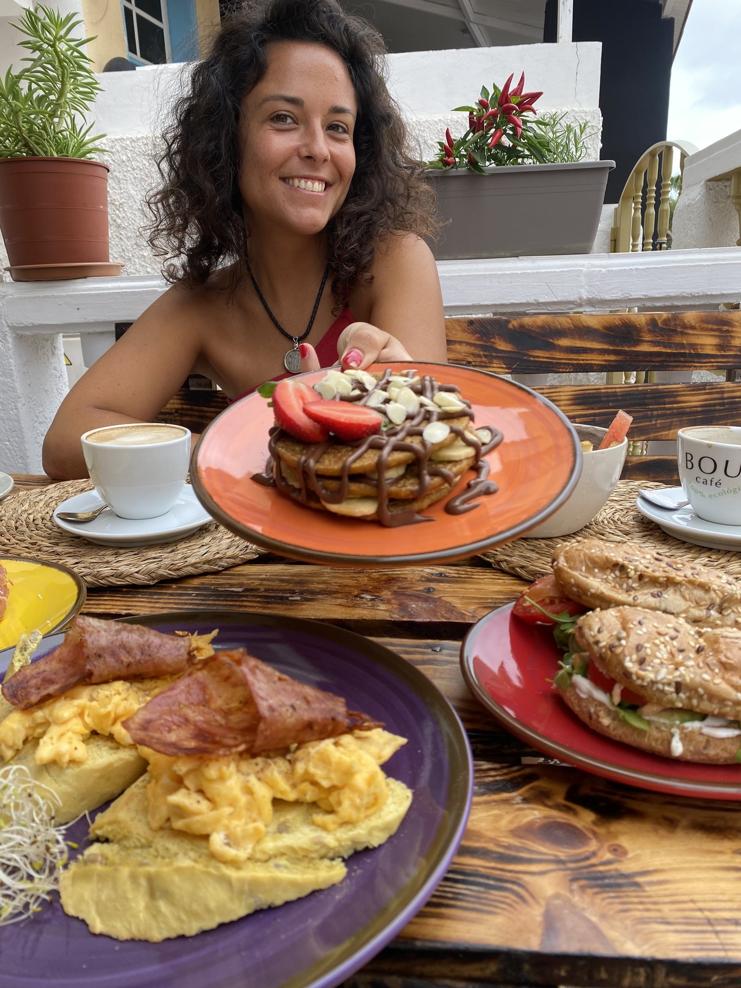 Simple coffee brunch