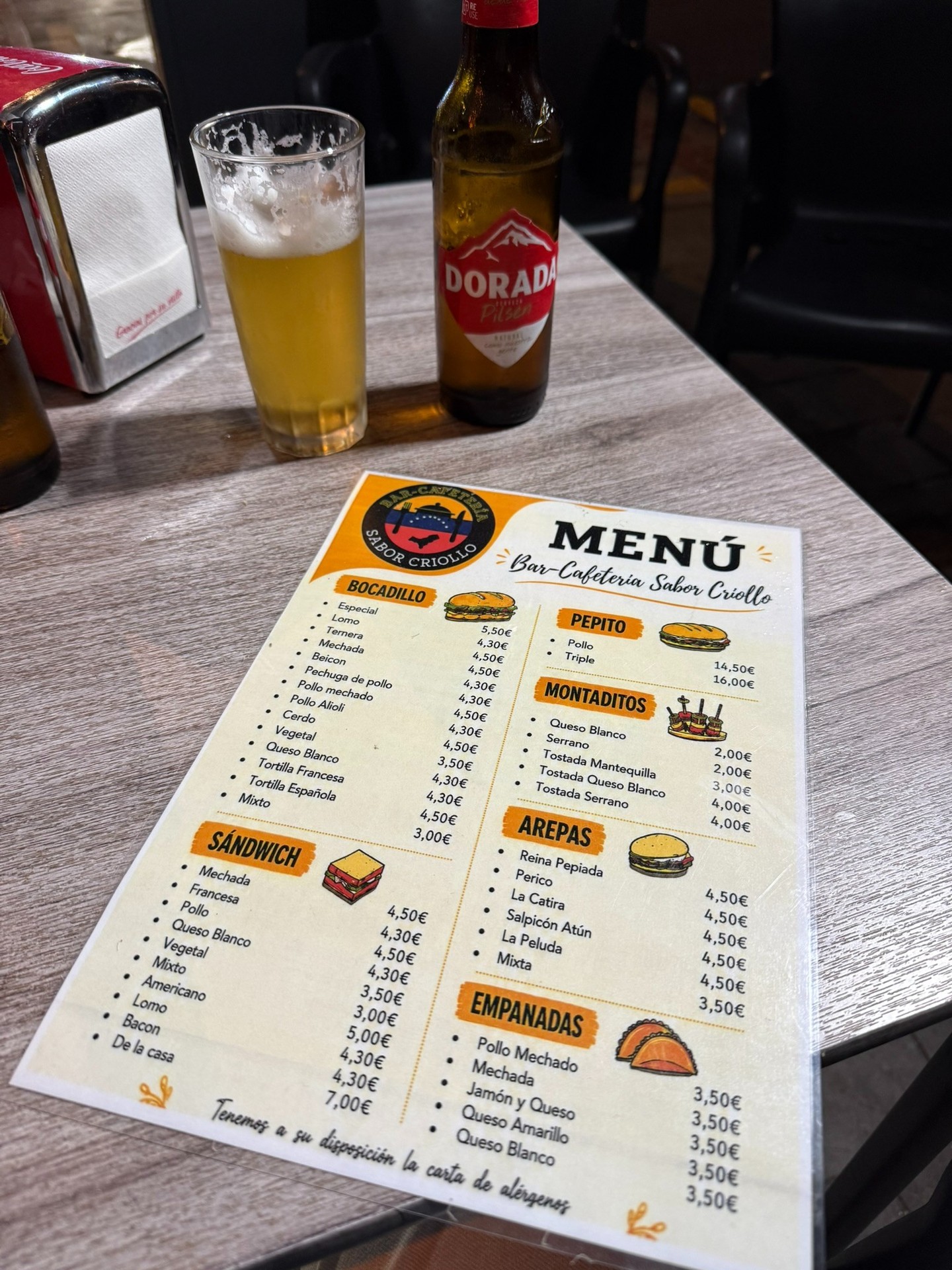 Bar Cafetería Sabor Criollo
