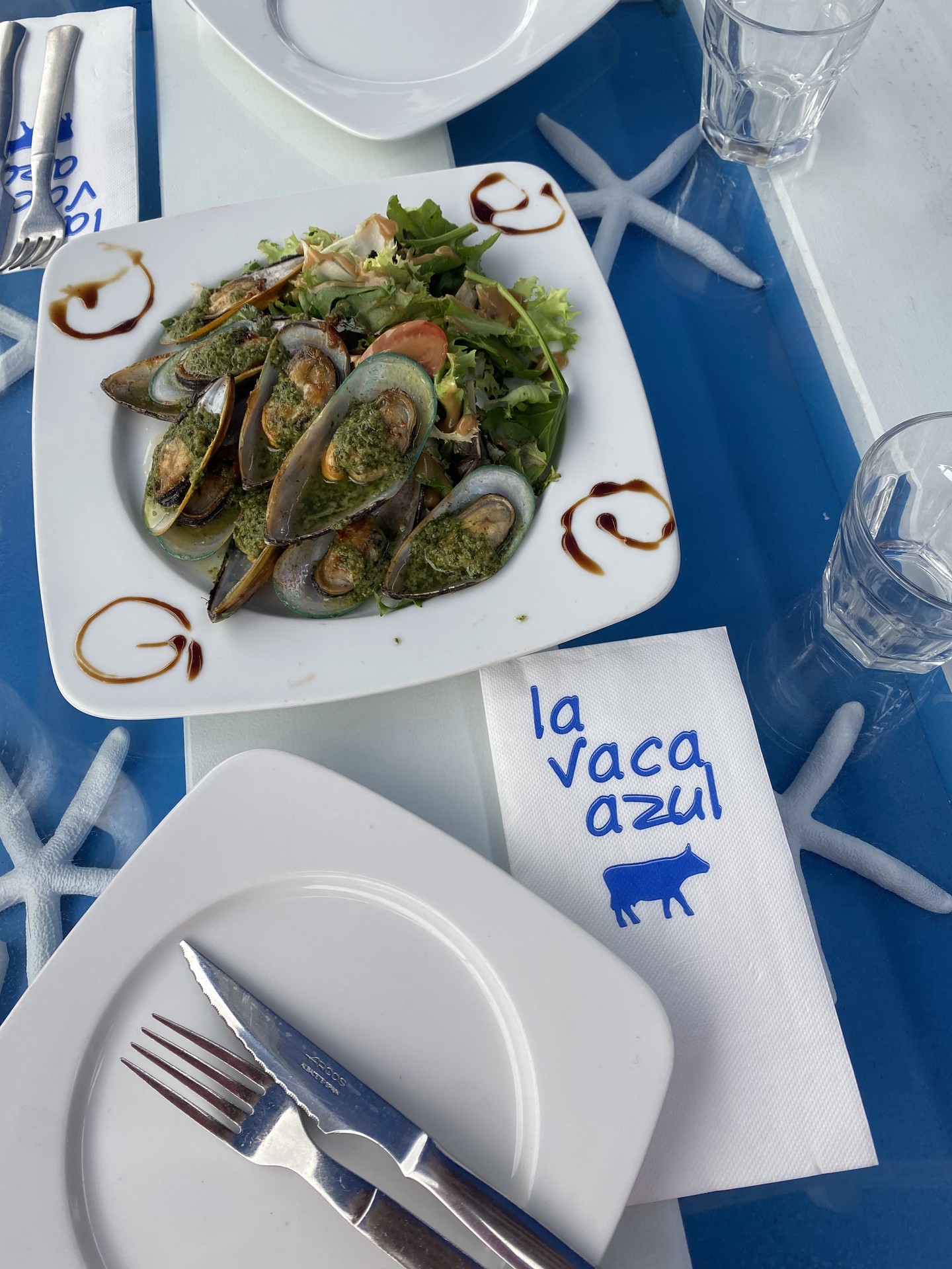 La vaca azul
