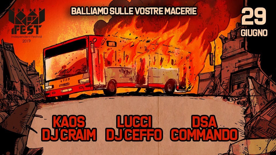 Kaos & Dj Craim + Lucci Brokenspeakers & DJ Ceffo + Dsa Commando