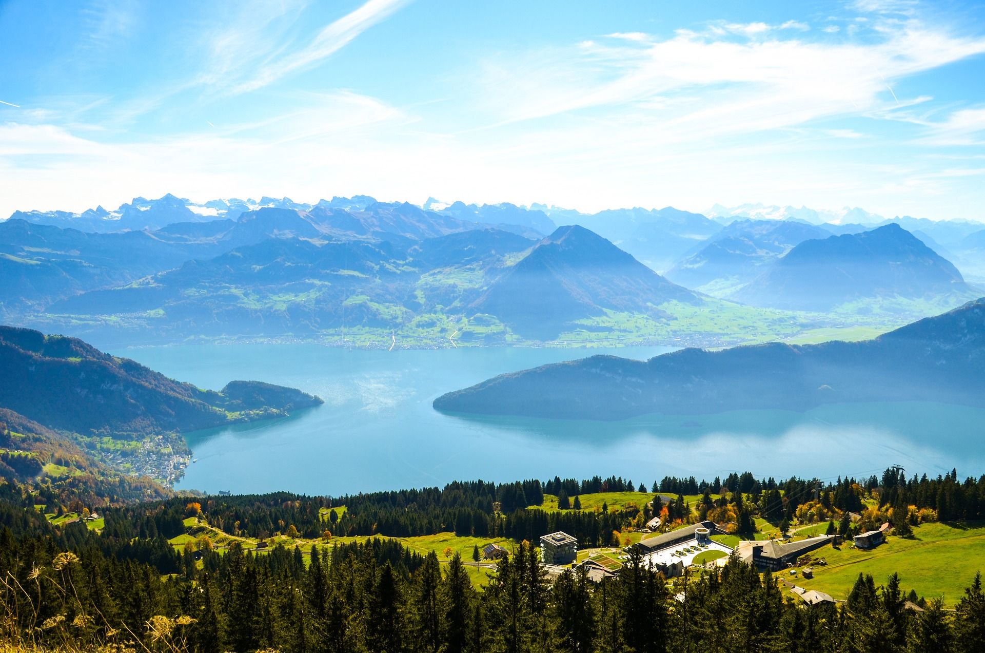 Rigi Kaltbad Känzeli Ausblick
